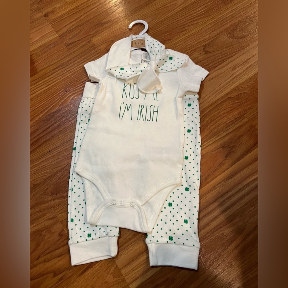 Rae Dunn baby outfit 9A.